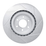 Dynamic Friction 1992-2002 Dodge Viper Front Left Slotted Silver Brake Rotor by Dynamic Friction Company 611-40013L