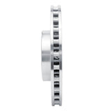 Dynamic Friction 1992-2002 Dodge Viper Front Left Slotted Silver Brake Rotor by Dynamic Friction Company 611-40013L