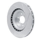 Dynamic Friction 1992-2002 Dodge Viper Front Left Slotted Silver Brake Rotor by Dynamic Friction Company 611-40013L