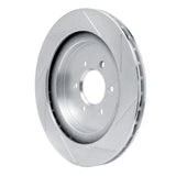 Dynamic Friction 1992-2002 Dodge Viper Rear Left Slotted Silver Brake Rotor by Dynamic Friction Company 611-40014L