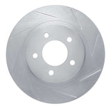 Dynamic Friction 1998-2004 Chrysler 300M Front Right Slotted Silver Brake Rotor by Dynamic Friction Company 611-40018R