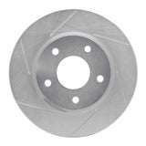 Dynamic Friction 2007-2017 Dodge Caliber Front Left Slotted Silver Brake Rotor by Dynamic Friction Company 611-40024L