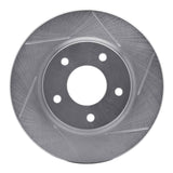 Dynamic Friction 2007-2017 Dodge Caliber Front Right Slotted Silver Brake Rotor by Dynamic Friction Company 611-40024R