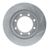Dynamic Friction 1980-1993 Dodge RD200 Front Left Slotted Silver Brake Rotor by Dynamic Friction Company 611-40047L