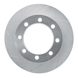 Dynamic Friction 1980-1993 Dodge RD200 Front Left Slotted Silver Brake Rotor by Dynamic Friction Company 611-40047L