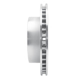 Dynamic Friction 1980-1993 Dodge RD200 Front Left Slotted Silver Brake Rotor by Dynamic Friction Company 611-40047L