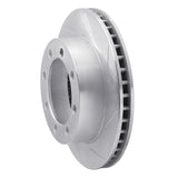 Dynamic Friction 1980-1993 Dodge RD200 Front Right Slotted Silver Brake Rotor by Dynamic Friction Company 611-40047R
