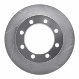 Dynamic Friction 1980-1993 Dodge RD200 Front Right Slotted Silver Brake Rotor by Dynamic Friction Company 611-40047R
