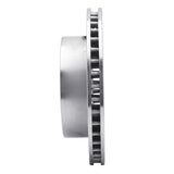 Dynamic Friction 1980-1993 Dodge RD200 Front Right Slotted Silver Brake Rotor by Dynamic Friction Company 611-40047R