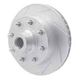 Dynamic Friction 1971-1980 Dodge B300 Van/B300 Front Left Slotted Silver Brake Rotor by Dynamic Friction Company 611-40054L