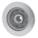 Dynamic Friction 1971-1980 Dodge B300 Van/B300 Front Left Slotted Silver Brake Rotor by Dynamic Friction Company 611-40054L