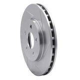 Dynamic Friction 1996-2000 Chrysler Caravan Front Right Slotted Silver Brake Rotor by Dynamic Friction Company 611-40080R