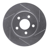 Dynamic Friction 1996-2000 Chrysler Caravan Front Right Slotted Silver Brake Rotor by Dynamic Friction Company 611-40080R