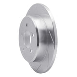 Dynamic Friction 1997-2007 Chrysler Caravan Rear Left Slotted Silver Brake Rotor by Dynamic Friction Company 611-40083L