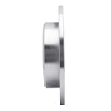 Dynamic Friction 1997-2007 Chrysler Caravan Rear Left Slotted Silver Brake Rotor by Dynamic Friction Company 611-40083L