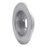 Dynamic Friction 1997-2007 Chrysler Caravan Rear Left Slotted Silver Brake Rotor by Dynamic Friction Company 611-40083L
