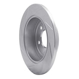 Dynamic Friction 1997-2007 Chrysler Caravan Rear Right Slotted Silver Brake Rotor by Dynamic Friction Company 611-40083R