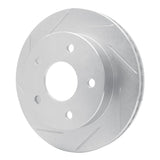Dynamic Friction 2000-2002 Dodge Ram 1500 Pickup Front Left Slotted Silver Brake Rotor by Dynamic Friction Company 611-40090L
