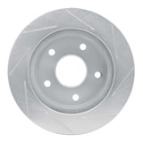 Dynamic Friction 2000-2002 Dodge Ram 1500 Pickup Front Left Slotted Silver Brake Rotor by Dynamic Friction Company 611-40090L