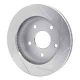 Dynamic Friction 2000-2002 Dodge Ram 1500 Pickup Front Left Slotted Silver Brake Rotor by Dynamic Friction Company 611-40090L