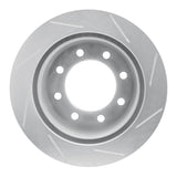 Dynamic Friction 2000-2002 Dodge Ram 2500 Rear Left Slotted Silver Brake Rotor by Dynamic Friction Company 611-40093L