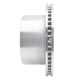 Dynamic Friction 2000-2002 Dodge Ram 2500 Rear Left Slotted Silver Brake Rotor by Dynamic Friction Company 611-40093L