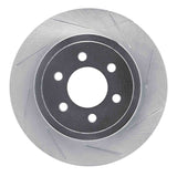 Dynamic Friction 2003-2004 Dodge Dakota 4WD Front Right Slotted Silver Brake Rotor by Dynamic Friction Company 611-40098R