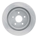 Dynamic Friction 2004-2006 Dodge Ram SRT-10 Rear Right Slotted Silver Brake Rotor by Dynamic Friction Company 611-40106R