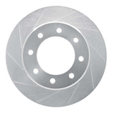 Dynamic Friction 2009-2022 Dodge Ram 2500 Front Left Slotted Silver Brake Rotor by Dynamic Friction Company 611-40110L