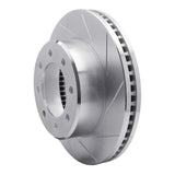 Dynamic Friction 2009-2022 Dodge Ram 2500 Front Right Slotted Silver Brake Rotor by Dynamic Friction Company 611-40110R