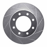 Dynamic Friction 2009-2022 Dodge Ram 2500 Front Right Slotted Silver Brake Rotor by Dynamic Friction Company 611-40110R