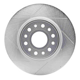 Dynamic Friction 2019-2022 Dodge Ram 1500 Pickup Front Left Slotted Silver Brake Rotor by Dynamic Friction Company 611-40120L