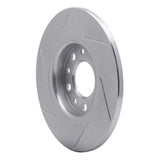 Dynamic Friction 2014-2021 Chrysler 200 Rear Right Slotted Silver Brake Rotor by Dynamic Friction Company 611-42012R