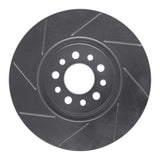Dynamic Friction 2014-2021 Chrysler 200 Front Left Slotted Silver Brake Rotor by Dynamic Friction Company 611-42013L