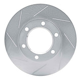 Dynamic Friction 1971-1991 Chevrolet Blazer Front Left Slotted Silver Brake Rotor by Dynamic Friction Company 611-42031L