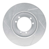 Dynamic Friction 1992-2004 Hummer H1 Front Right/ Rear Right Slotted Silver Brake Rotor by Dynamic Friction Company 611-44000R