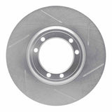Dynamic Friction 1992-2004 Hummer H1 Front Right/ Rear Right Slotted Silver Brake Rotor by Dynamic Friction Company 611-44000R
