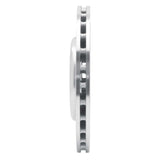 Dynamic Friction 1992-2004 Hummer H1 Front Right/ Rear Right Slotted Silver Brake Rotor by Dynamic Friction Company 611-44000R
