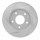 Dynamic Friction 1994-1999 Buick Cutlass Supreme Rear Left Slotted Silver Brake Rotor by Dynamic Friction Company 611-45006L