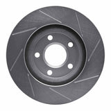 Dynamic Friction 1997-2005 Buick Aurora Front Left Slotted Silver Brake Rotor by Dynamic Friction Company 611-45008L