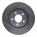 Dynamic Friction 1997-2005 Buick Aurora Front Right Slotted Silver Brake Rotor by Dynamic Friction Company 611-45008R