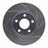 Dynamic Friction 1997-2005 Buick Aurora Front Right Slotted Silver Brake Rotor by Dynamic Friction Company 611-45008R