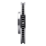 Dynamic Friction 1997-2005 Buick Aurora Front Right Slotted Silver Brake Rotor by Dynamic Friction Company 611-45008R