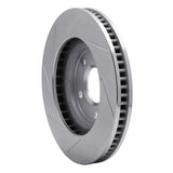 Dynamic Friction 1997-2005 Buick Aurora Front Right Slotted Silver Brake Rotor by Dynamic Friction Company 611-45008R