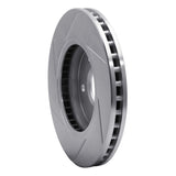 Dynamic Friction 2011-2016 Saab 9-5 Front Right Slotted Silver Brake Rotor by Dynamic Friction Company 611-45014R