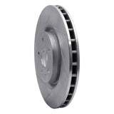 Dynamic Friction 2009-2017 Buick Camaro Front Left Slotted Silver Brake Rotor by Dynamic Friction Company 611-45017L