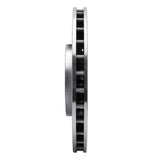 Dynamic Friction 2009-2017 Buick Camaro Front Left Slotted Silver Brake Rotor by Dynamic Friction Company 611-45017L