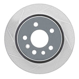 Dynamic Friction 2001-2001 Cadillac Catera Rear Left Slotted Silver Brake Rotor by Dynamic Friction Company 611-46002L