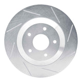 Dynamic Friction 1997-2004 Chevrolet Corvette Right Front Slotted Silver Brake Rotor by Dynamic Friction Company 611-46008D
