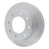 Dynamic Friction 2006-2011 Cadillac DTS Front Left Slotted Silver Brake Rotor by Dynamic Friction Company 611-46023L